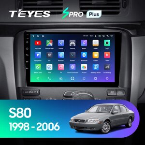 Штатна магнітола Teyes Spro Plus для Volvo S80 1 1998 - 2006 Android