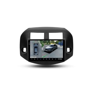 Штатна магнітола Teyes CC3 2k 6+128G Круговий огляд 360° Wi-Fi+4G Toyota RAV4 3 XA30 2005 - 2013  Варіант F2 10"