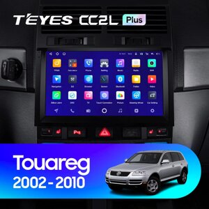 Штатна магнітола Teyes CC2L Plus 2/32 для Volkswagen Touareg GP 2002 - 2010 Android