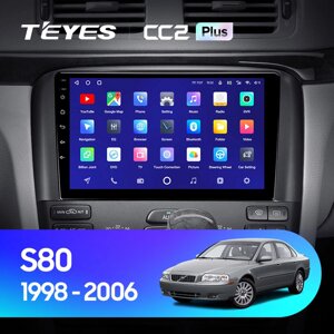 Штатна магнітола Teyes CC2 Plus для Volvo S80 1 1998 - 2006 Android