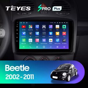 Штатна магнітола Teyes Spro Plus для Volkswagen Beetle A4 2002 - 2011 Android