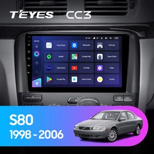 Штатна магнітола Teyes CC3 для Volvo S80 1 1998 - 2006 Android