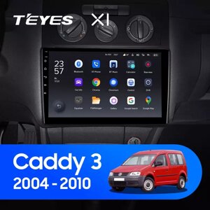 Штатна магнітола Teyes X1 для Volkswagen Caddy III 2004 - 2010 Android