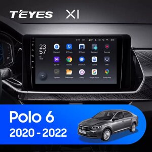 Штатна магнітола Teyes X1 для Volkswagen Polo Mk6 VI 6 2020 - 2022 Android