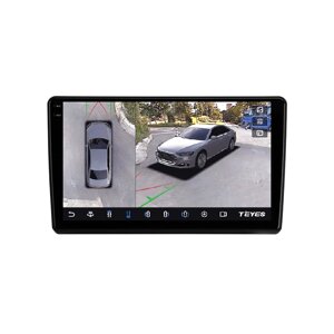 Штатна магнітола Teyes CC3 2k 6+128G Wi-Fi+4G Круговий огляд 360° Hyundai Elantra 3 2003-2010