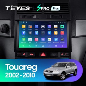 Штатна магнітола Teyes Spro Plus для Volkswagen Touareg GP 2002 - 2010 Android