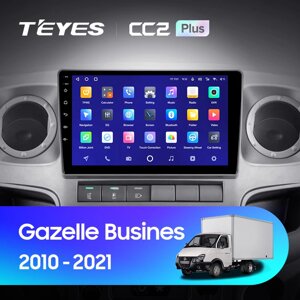 Штатна магнітола Teyes CC2 Plus для GAZ Gazelle Busines 2010 - 2021 Android