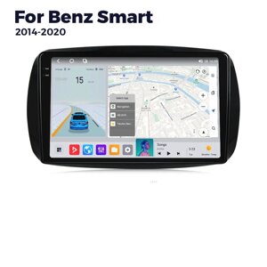 Штатна магнітола Smart Fortwo (2014-2020) M200 (2/32 Гб), HD (1280x720) QLED, GPS + 4G + CarPlay
