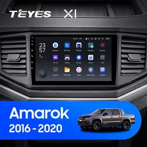 Штатна магнітола Teyes X1 для Volkswagen Amarok 1 2016 - 2020 Android