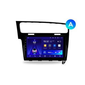 Штатна магнітола для Volkswagen Golf 7 2012 - 2020 рамка BLACK Android