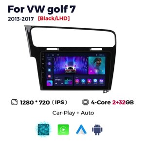 Штатна магнітола Volkswagen Golf 7 (2013-2017) M95 (2/32 Гб), HD (1280x720) QLED, GPS