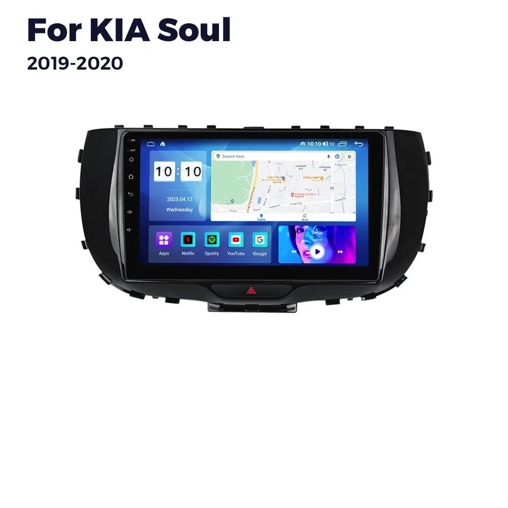 Штатна магнітола Kia Soul 3 (2019-...) M95 (2/32 Гб), HD (1280x720) QLED, GPS від компанії Мега Звук - фото 1