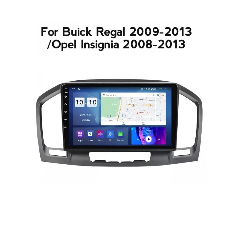 Штатна магнітола Opel Insignia, Buick Regal (2008-2013) M95 (2/32 Гб), HD (1280x720) QLED, GPS від компанії Мега Звук - фото 1