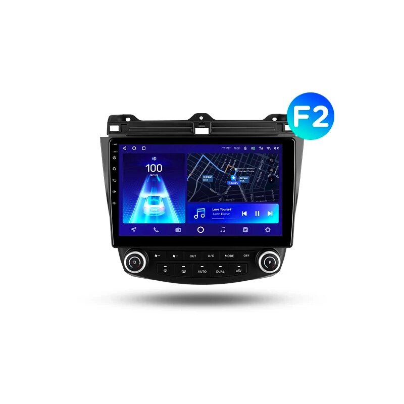 Штатна магнітола Teyes CC2 Plus 4+64G Wi-Fi+4G  Honda Accord 7  2002-2008  [F2] від компанії Мега Звук - фото 1