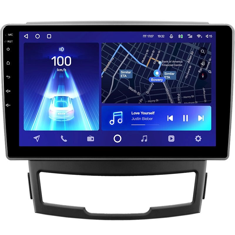 Штатна магнітола Teyes CC2 Plus для SsangYong Korando 3, Actyon 2 2010 - 2013 Android від компанії Мега Звук - фото 1