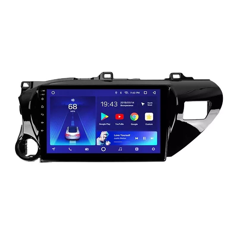 Штатна магнітола Teyes CC2 Plus для Toyota Hilux Pick Up AN120 2015 - 2020 Android від компанії Мега Звук - фото 1