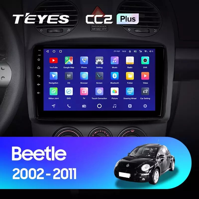 Штатна магнітола Teyes CC2 Plus для Volkswagen Beetle A4 2002 - 2011 Android від компанії Мега Звук - фото 1