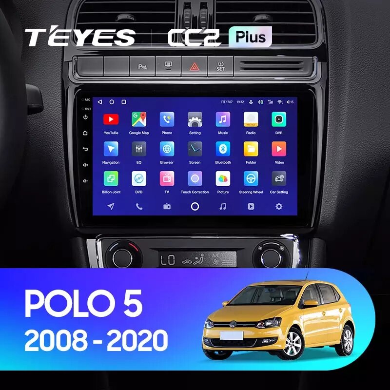 Штатна магнітола Teyes CC2 Plus для Volkswagen Polo 5 2008 - 2020 Android від компанії Мега Звук - фото 1