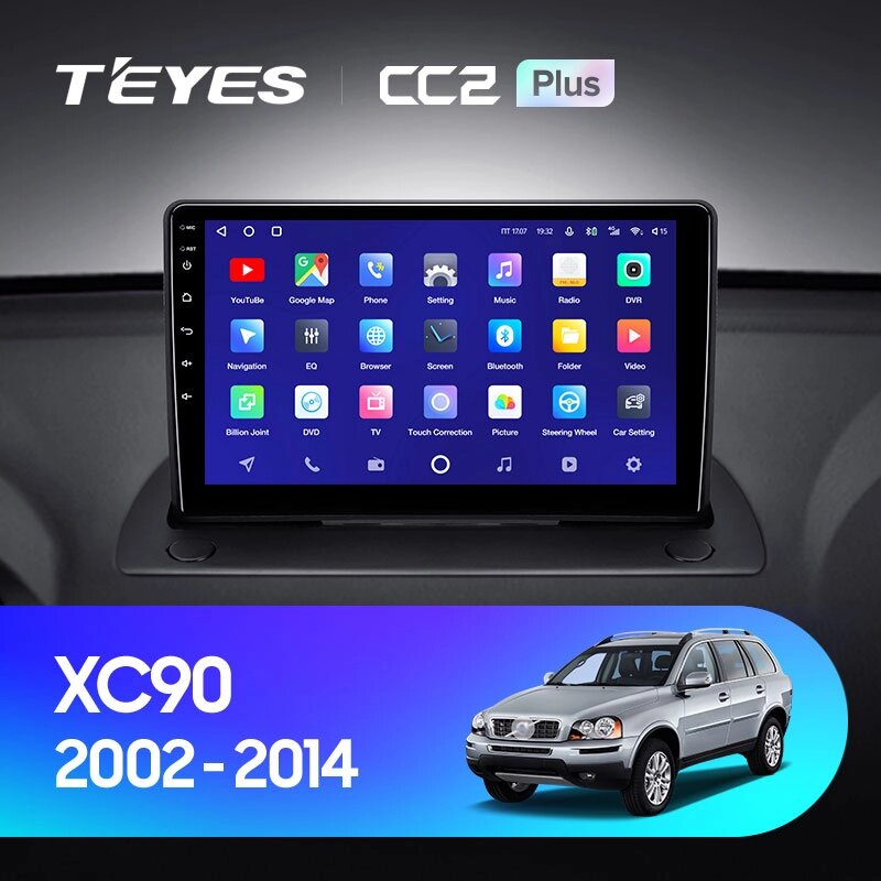 Штатна магнітола Teyes CC2 Plus для Volvo XC90 C 2002 - 2014 Android від компанії Мега Звук - фото 1