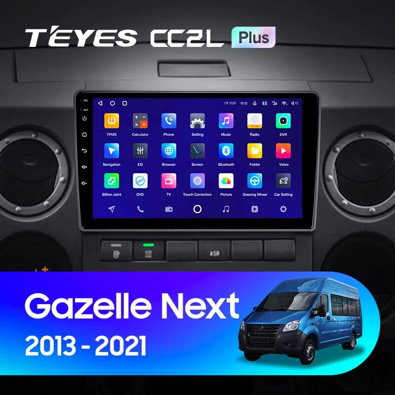 Штатна магнітола Teyes CC2L Plus 2/32 для GAZ Gazelle Next 2013 - 2021 Android від компанії Мега Звук - фото 1