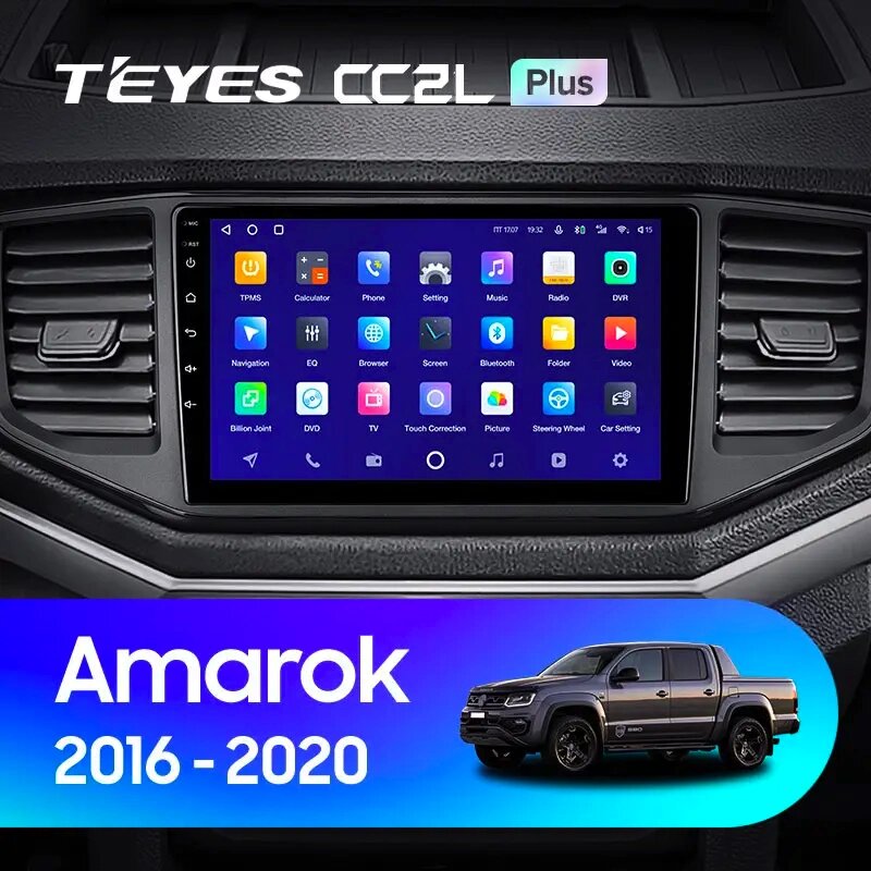 Штатна магнітола Teyes CC2L Plus 2/32 для Volkswagen Amarok 1 2016 - 2020 Android від компанії Мега Звук - фото 1