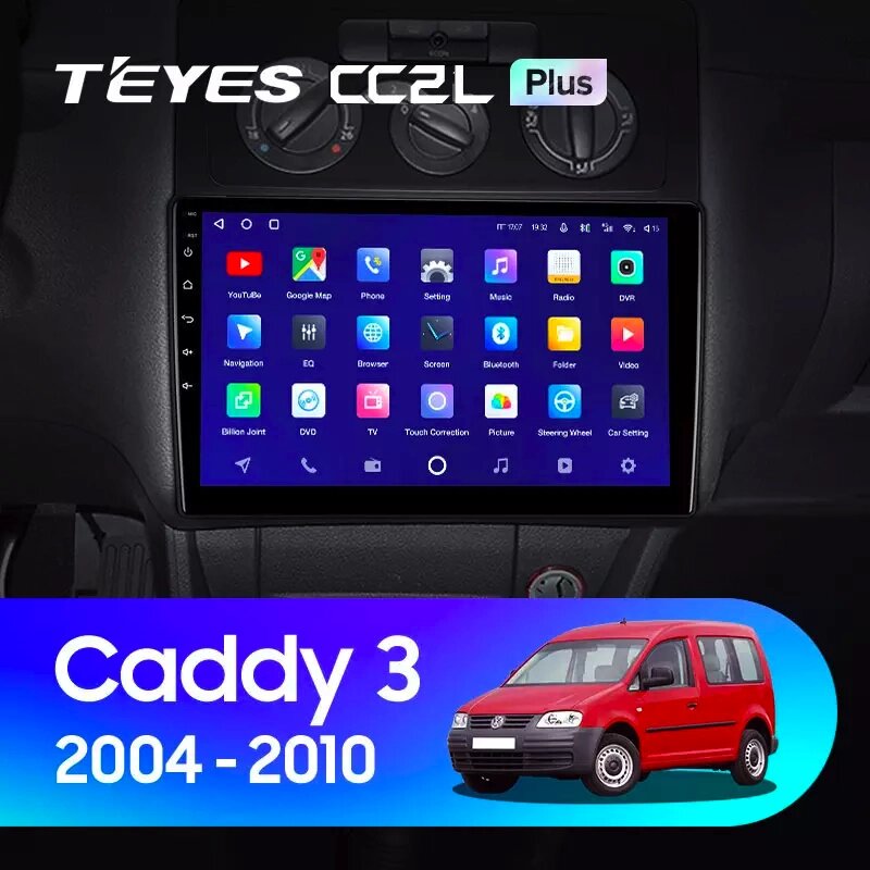 Штатна магнітола Teyes CC2L Plus 2/32 для Volkswagen Caddy III 2004 - 2010 Android від компанії Мега Звук - фото 1