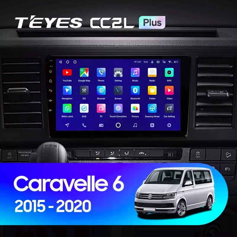 Штатна магнітола Teyes CC2L Plus 2/32 для Volkswagen Caravelle 6 2015 - 2020 Android від компанії Мега Звук - фото 1