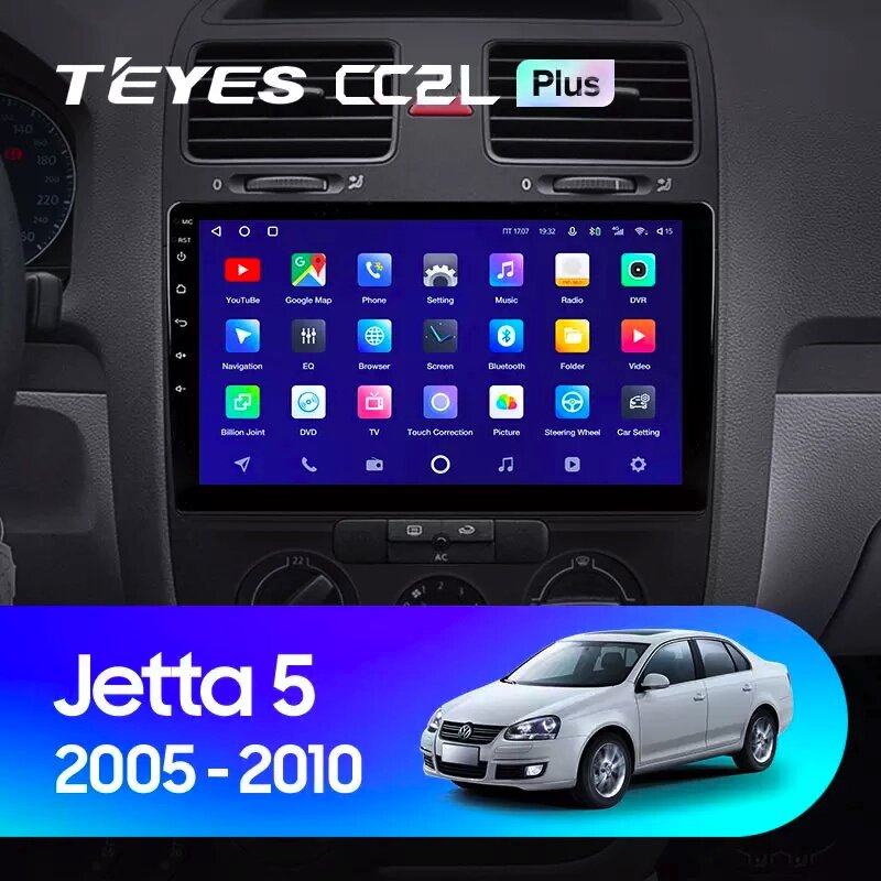 Штатна магнітола Teyes CC2L Plus 2/32 для Volkswagen Jetta 5 2005 - 2010 Android від компанії Мега Звук - фото 1