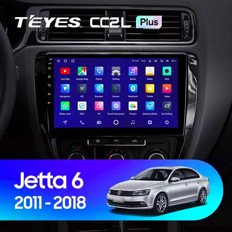 Штатна магнітола Teyes CC2L Plus 2/32 для Volkswagen Jetta 6 2011 - 2018 Android від компанії Мега Звук - фото 1