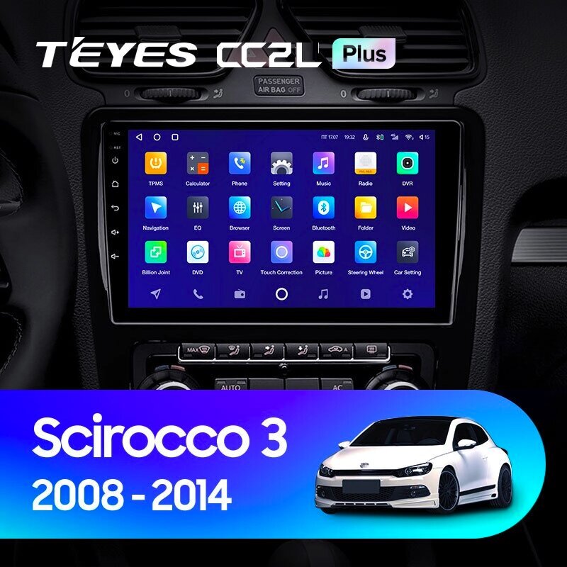 Штатна магнітола Teyes CC2L Plus 2/32 для Volkswagen Scirocco 3 III Mk3 2008 - 2014 Android від компанії Мега Звук - фото 1