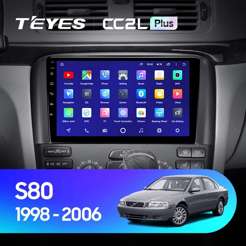 Штатна магнітола Teyes CC2L Plus 2/32 для Volvo S80 1 1998 - 2006 Android від компанії Мега Звук - фото 1