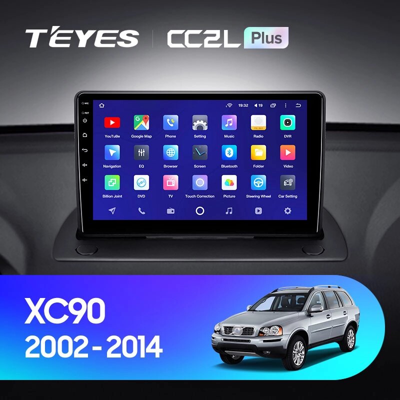 Штатна магнітола Teyes CC2L Plus 2/32 для Volvo XC90 C 2002 - 2014 Android від компанії Мега Звук - фото 1