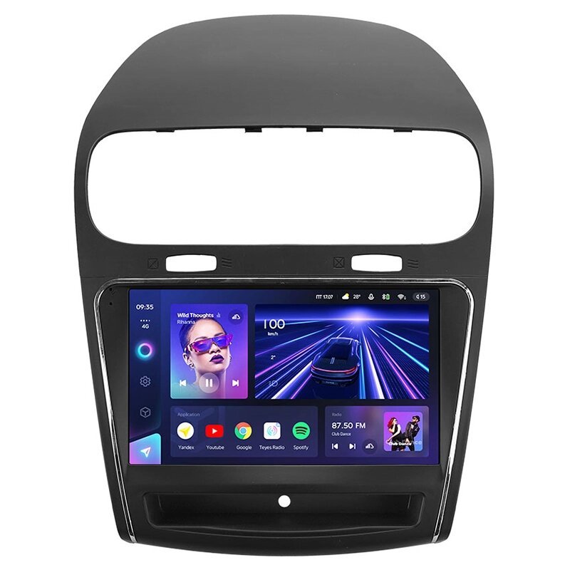 Штатна магнітола Teyes CC3 2k Круговий огляд 360° для Dodge Journey JC 2011 - 2020 Android від компанії Мега Звук - фото 1