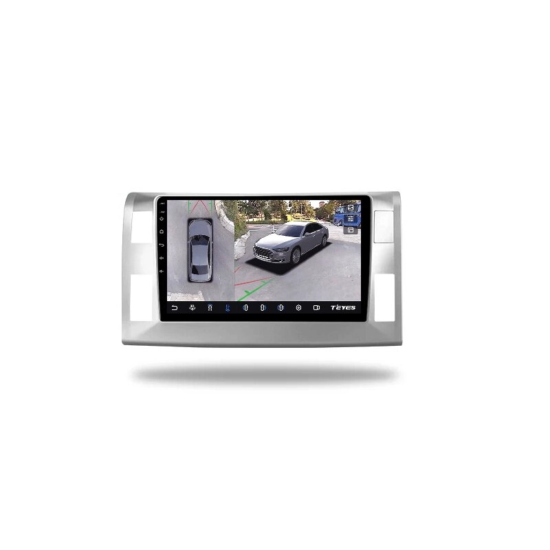 Штатна магнітола Teyes CC3 6+128G Wi-Fi+4G Круговий огляд 360°  Toyota Previa, Estima 3  2006-2019 від компанії Мега Звук - фото 1