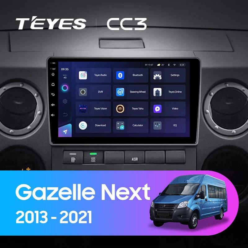 Штатна магнітола Teyes CC3 для GAZ Gazelle Next 2013 - 2021 Android від компанії Мега Звук - фото 1