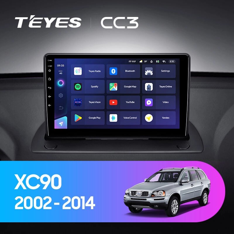 Штатна магнітола Teyes CC3 для Volvo XC90 C 2002 - 2014 Android від компанії Мега Звук - фото 1