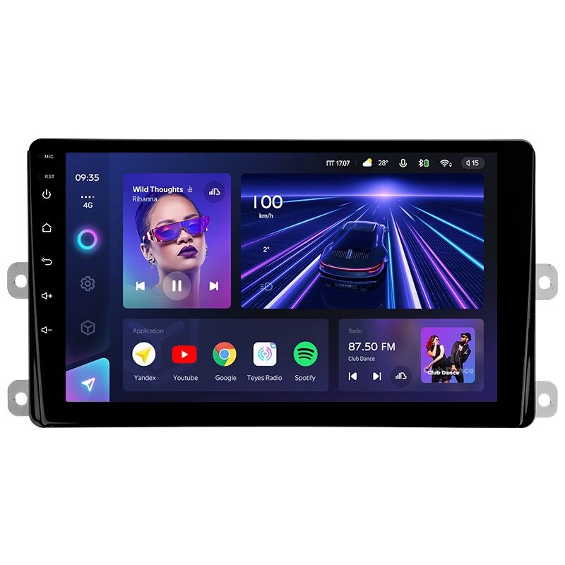 Штатна магнітола Teyes CC3 Круговий огляд 360° для Toyota Highlander 4 XU70 2019 - 2021 Android від компанії Мега Звук - фото 1