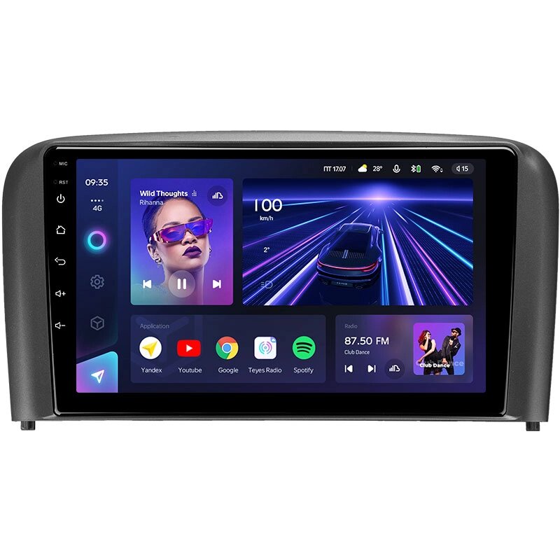 Штатна магнітола Teyes CC3 Круговий огляд 360° для Volvo S80 1 1998 - 2006 Android від компанії Мега Звук - фото 1