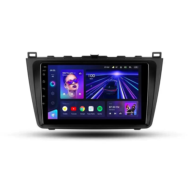 Штатна магнітола Teyes для Mazda 6 2007 - 2012 Android C3 6+128G Круговий огляд 360 градусів від компанії Мега Звук - фото 1