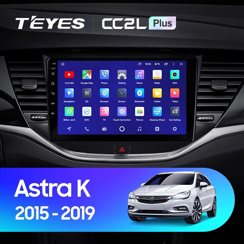 Штатна магнітола Teyes для Opel Astra K 2015 - 2019 Android від компанії Мега Звук - фото 1