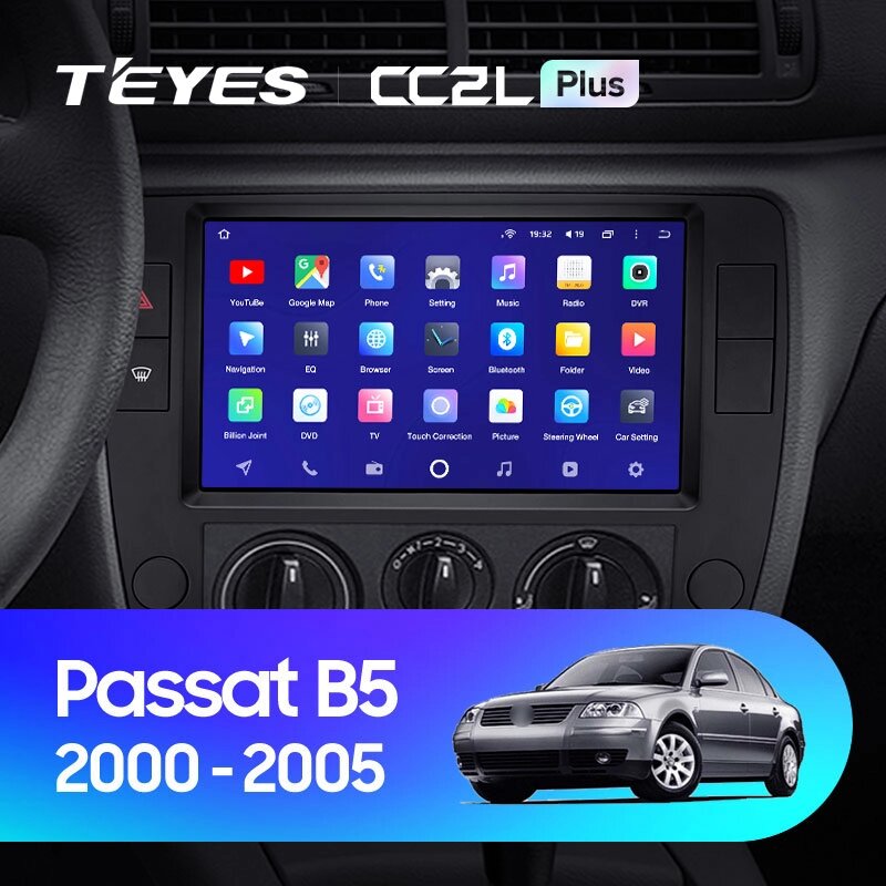 Штатна магнітола Teyes для Volkswagen Passat B5 2000 - 2005 Android від компанії Мега Звук - фото 1