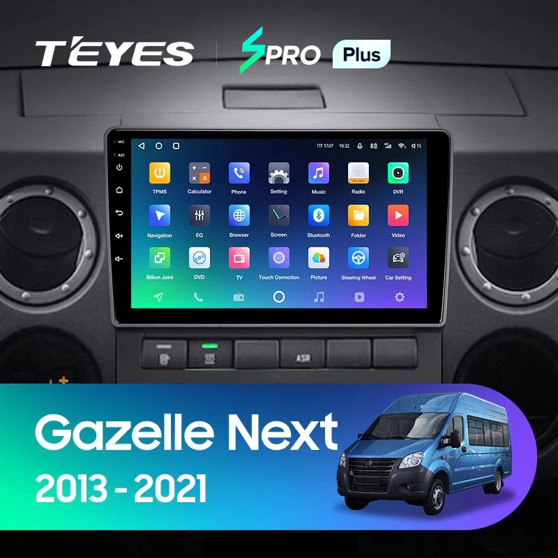 Штатна магнітола Teyes Spro Plus для GAZ Gazelle Next 2013 - 2021 Android від компанії Мега Звук - фото 1