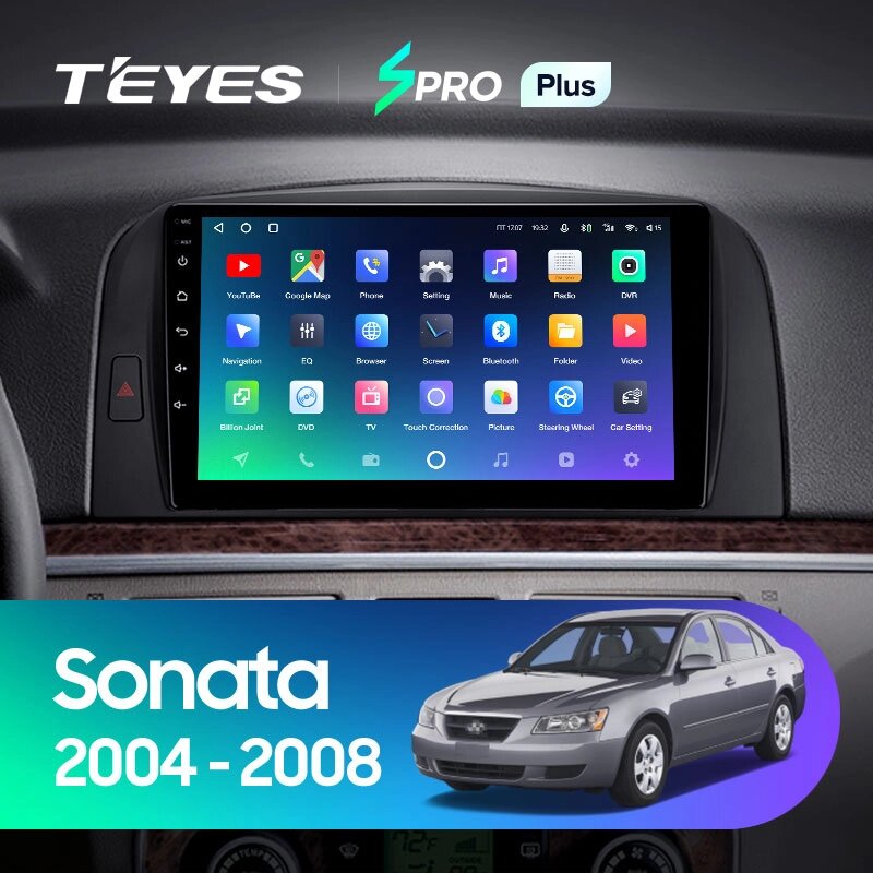 Штатна магнітола Teyes Spro Plus для Hyundai Sonata NF 2004 - 2008 Android від компанії Мега Звук - фото 1