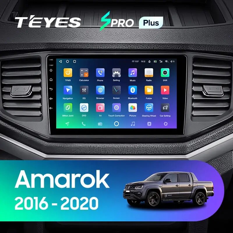 Штатна магнітола Teyes Spro Plus для Volkswagen Amarok 1 2016 - 2020 Android від компанії Мега Звук - фото 1