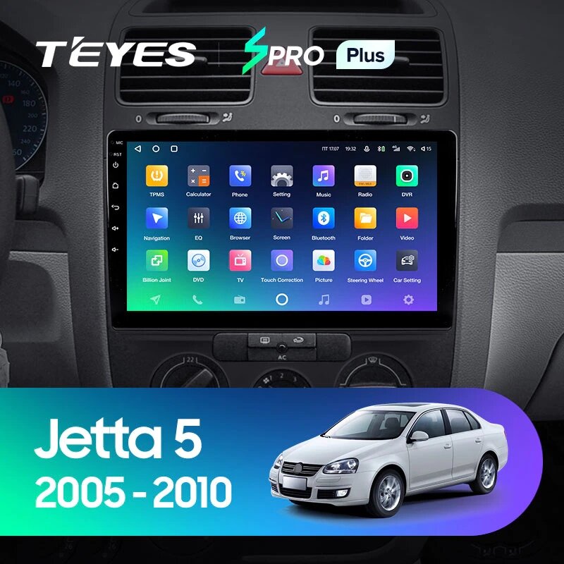 Штатна магнітола Teyes Spro Plus для Volkswagen Jetta 5 2005 - 2010 Android від компанії Мега Звук - фото 1