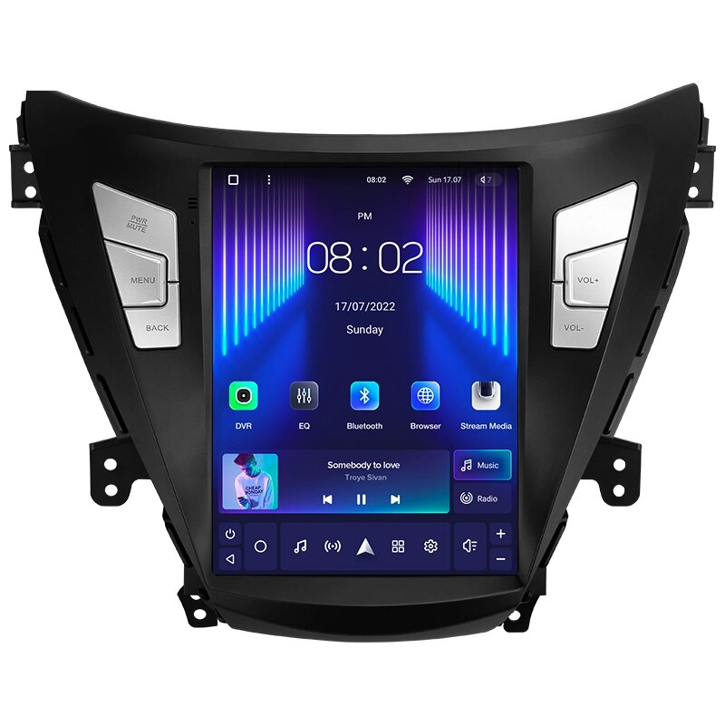 Штатна магнітола Teyes TPRO 2 для Hyundai Elantra 5 JK GD MD UD 2011 - 2015 Tesla style Android від компанії Мега Звук - фото 1