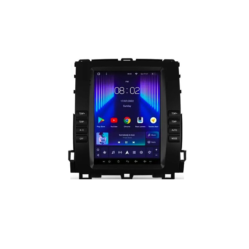 Штатна магнітола Teyes TPRO 2 для Toyota Land Cruiser Prado 120 2002 - 2009  Tesla style Android від компанії Мега Звук - фото 1