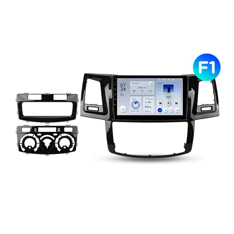 Штатна магнітола Teyes X1 для Toyota Fortuner 1 AN50 AN60, HILUX, Revo, Vigo 2005 - 2015  Android від компанії Мега Звук - фото 1