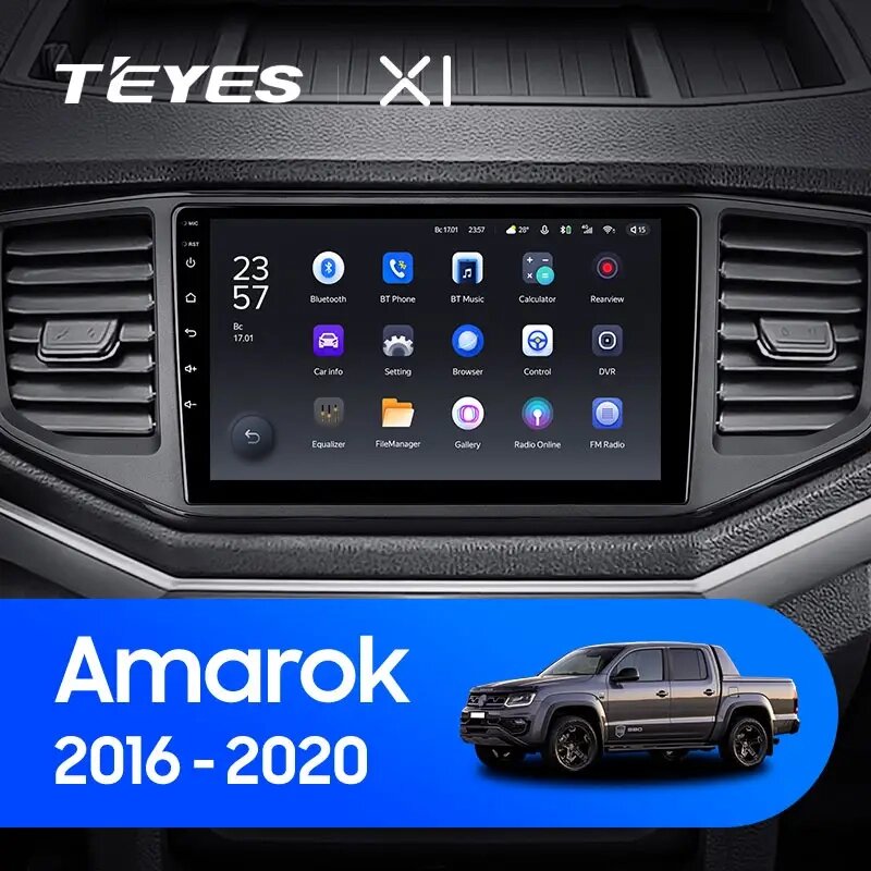 Штатна магнітола Teyes X1 для Volkswagen Amarok 1 2016 - 2020 Android від компанії Мега Звук - фото 1