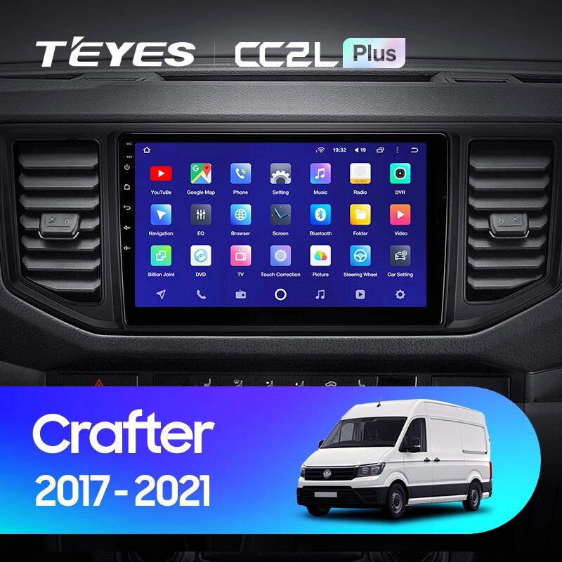 Штатна магнітола Volkswagen Crafter 2017 - 2021 Android від компанії Мега Звук - фото 1